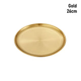 Assiette Inox Présentation Buffet Traiteur