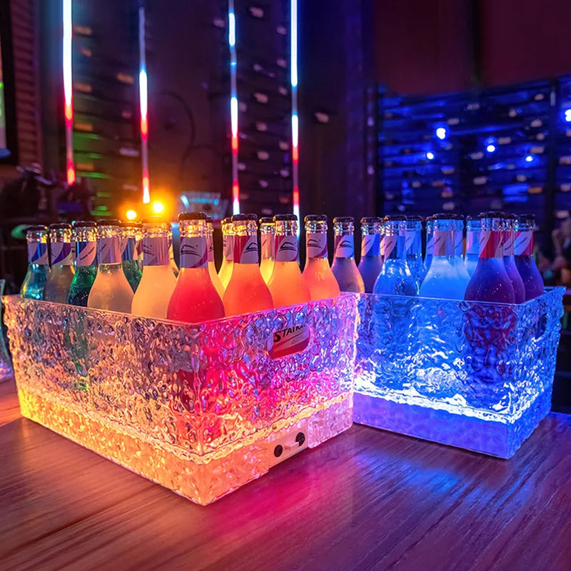 Seau à Champagne LED Lumineux Réception