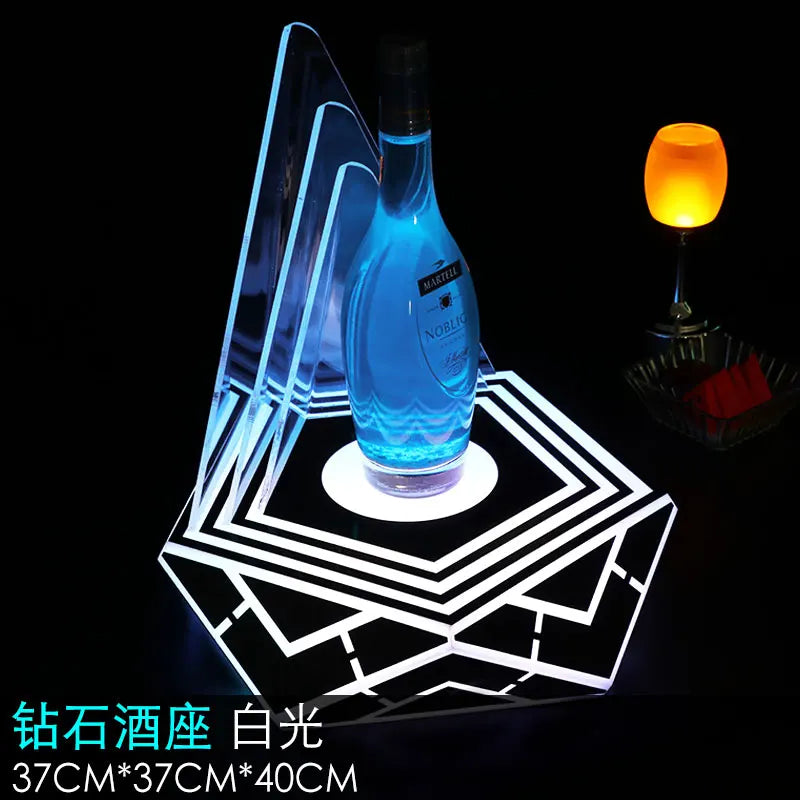 Présentoir Bouteille Lumineux LED Réception