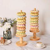Présentoir Donuts Bois Rustique Mariage