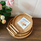 Panier Rotin Rangement Buffet