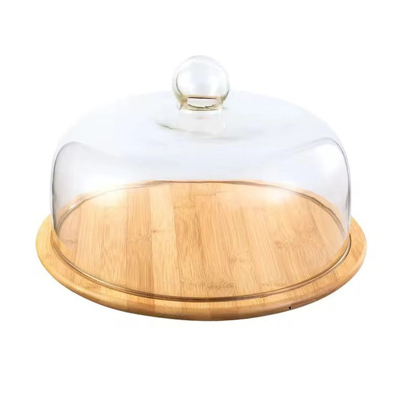 Présentoir Gâteau avec Cloche Transparente