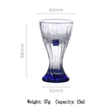 Distributeur Vin Cristal Verres Apéritif