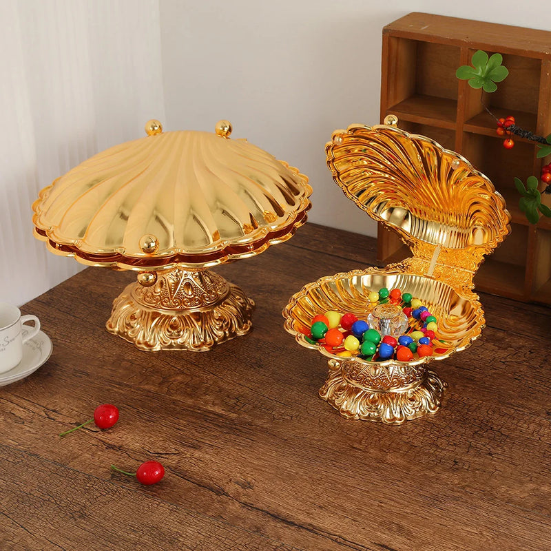 Coupe à Fruits Piédestal en Alliage de Zinc