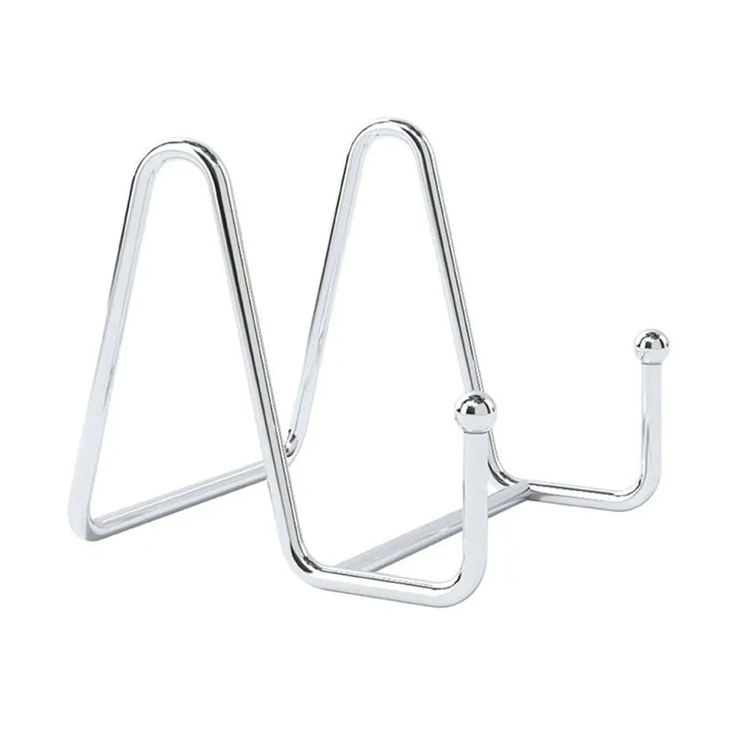 Soporte para platos, caballete para cuadros, soporte de metal para platos, expositor de marcos de fotos, soporte decorativo para platos, vajilla, arte de sobremesa