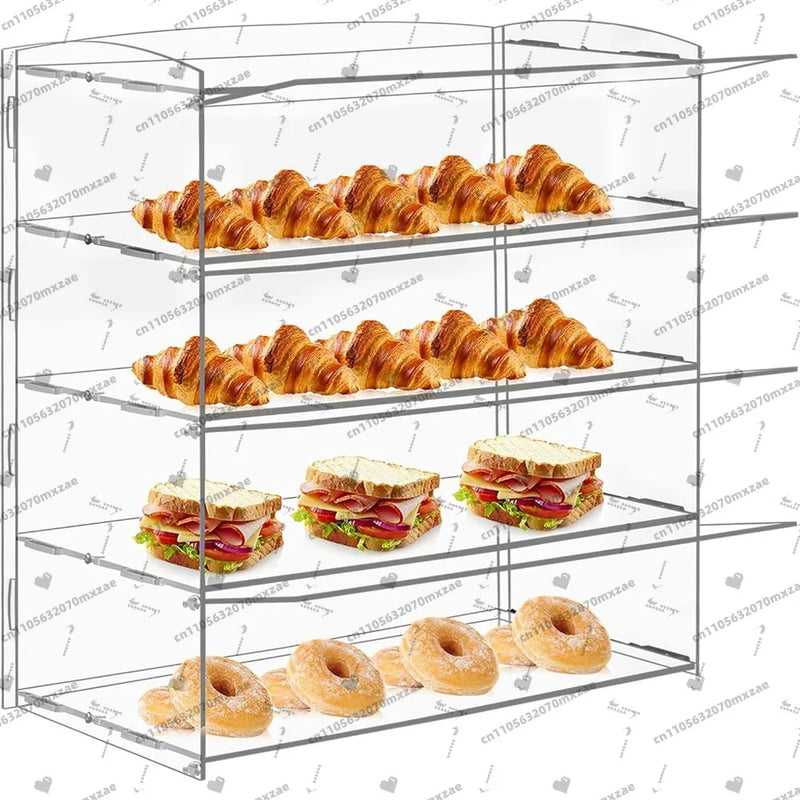 Vitrine Présentoir Pâtisserie 4 Niveaux