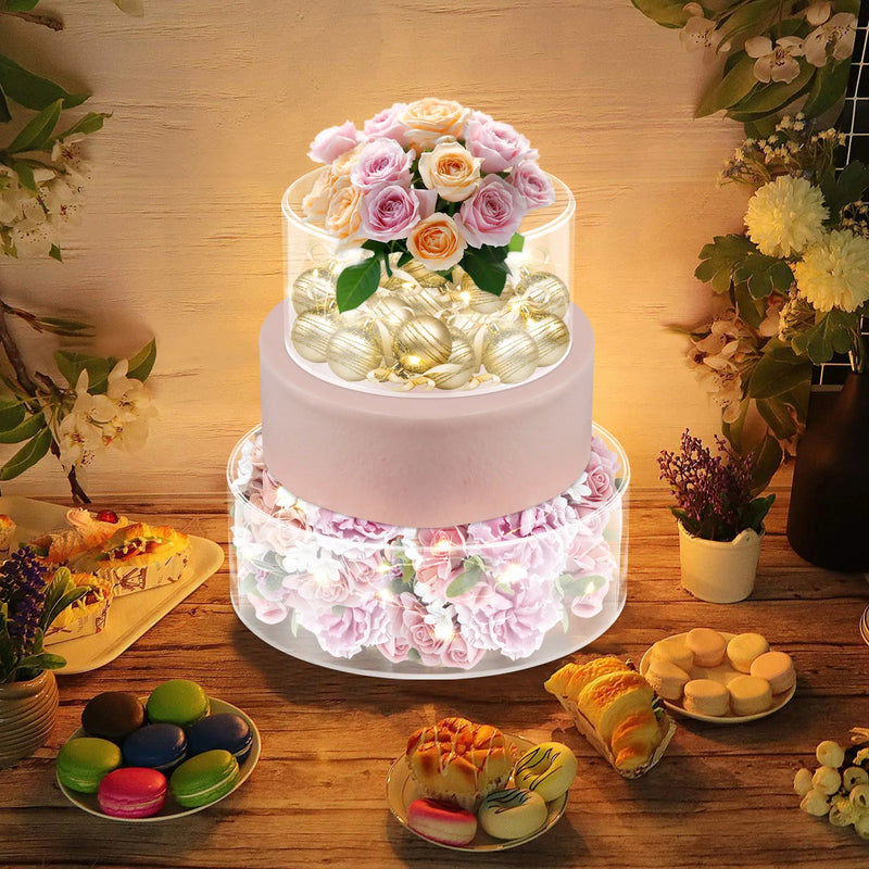 Présentoir Gâteau Acrylique Empilable Mariage