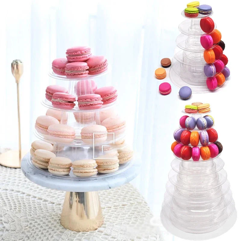 Présentoir Cupcakes Macarons Multi-Niveaux