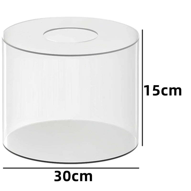 Présentoir Gâteau Acrylique Rond Socle Transparent