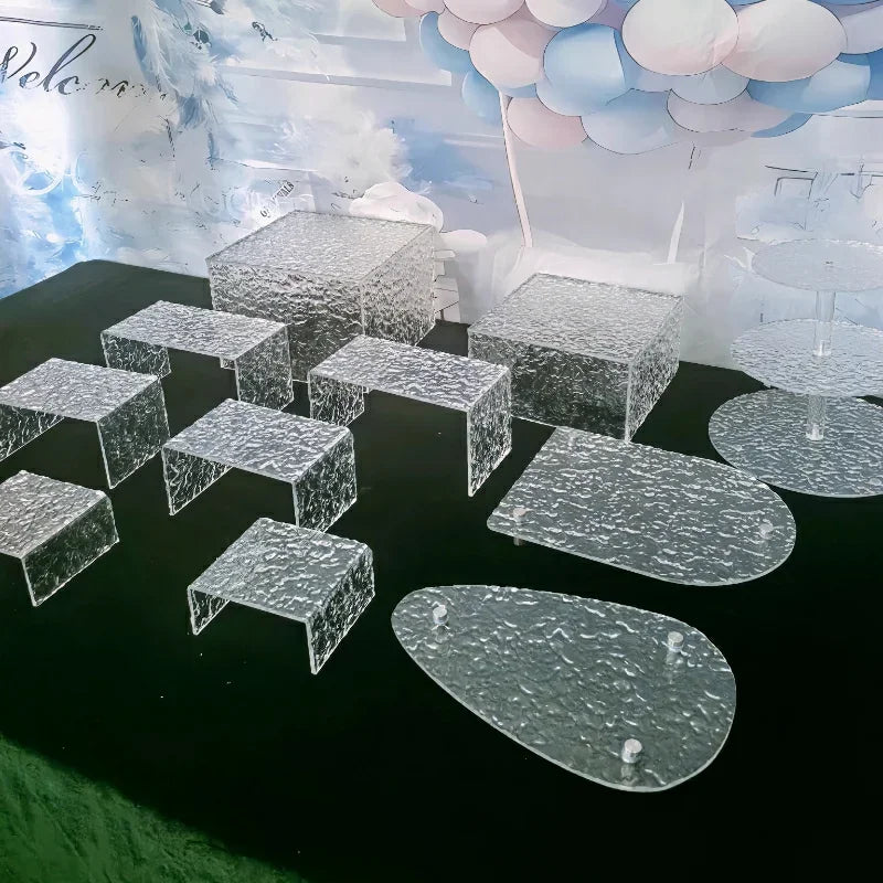 Présentoir Buffet Acrylique Colonnes Mariage