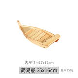 Bateau Sushi Bois Artisanal Pro