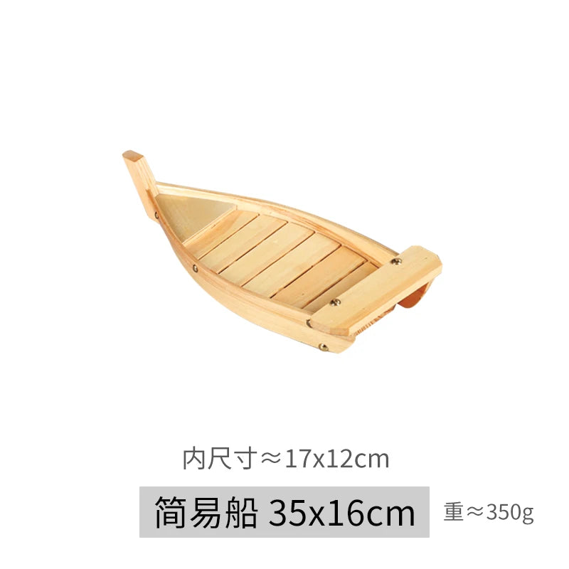 Bateau Sushi Bois Artisanal Pro