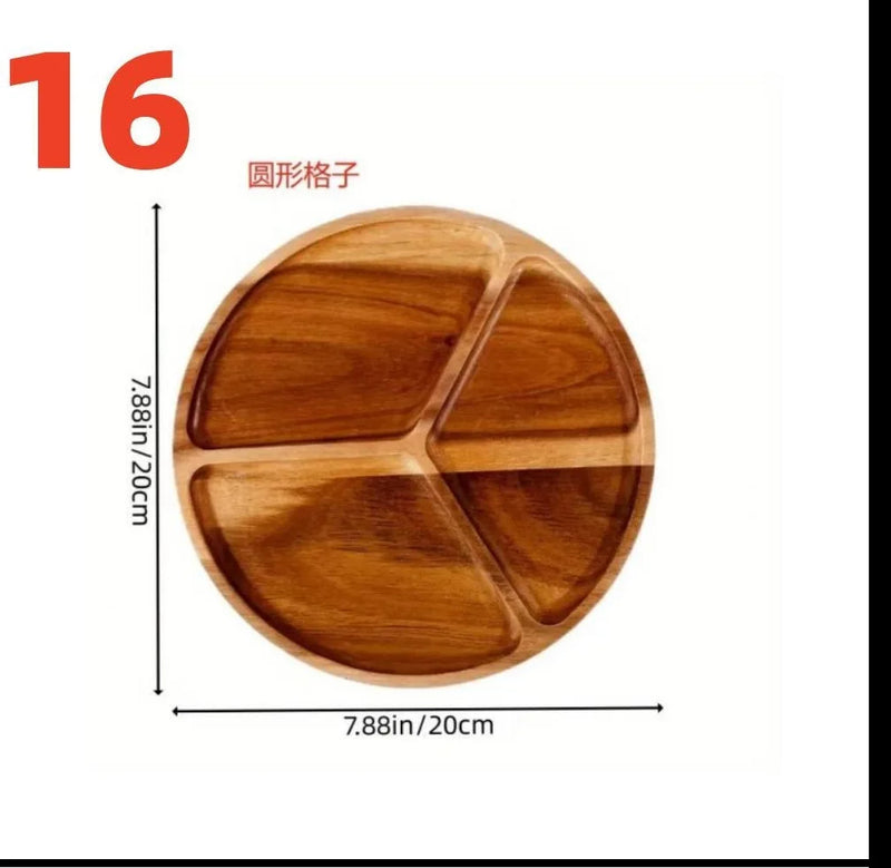 Plateau Fruits Bois Japonais Multi-Formes