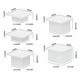 Cubes Acrylique Mariage Blanc – ambiance mariage romantique et raffinée