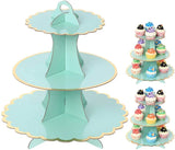 Présentoir Cupcake Carton Arc-en-Ciel