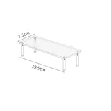 Présentoir Acrylique Trapézoïdal Multi-Niveaux – accessoire buffet de réception luxueux