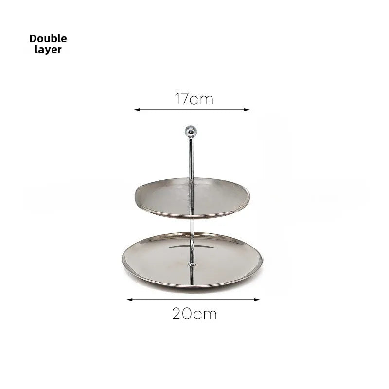 Présentoir Buffet Inox Multi-Niveaux