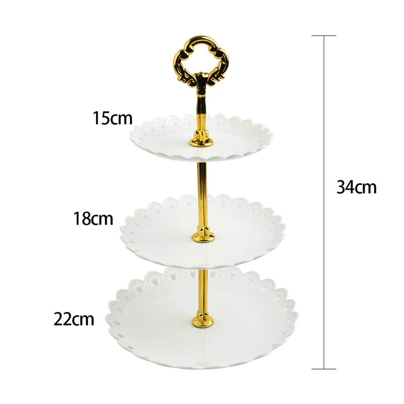 Présentoir Gâteau à 3 Étages