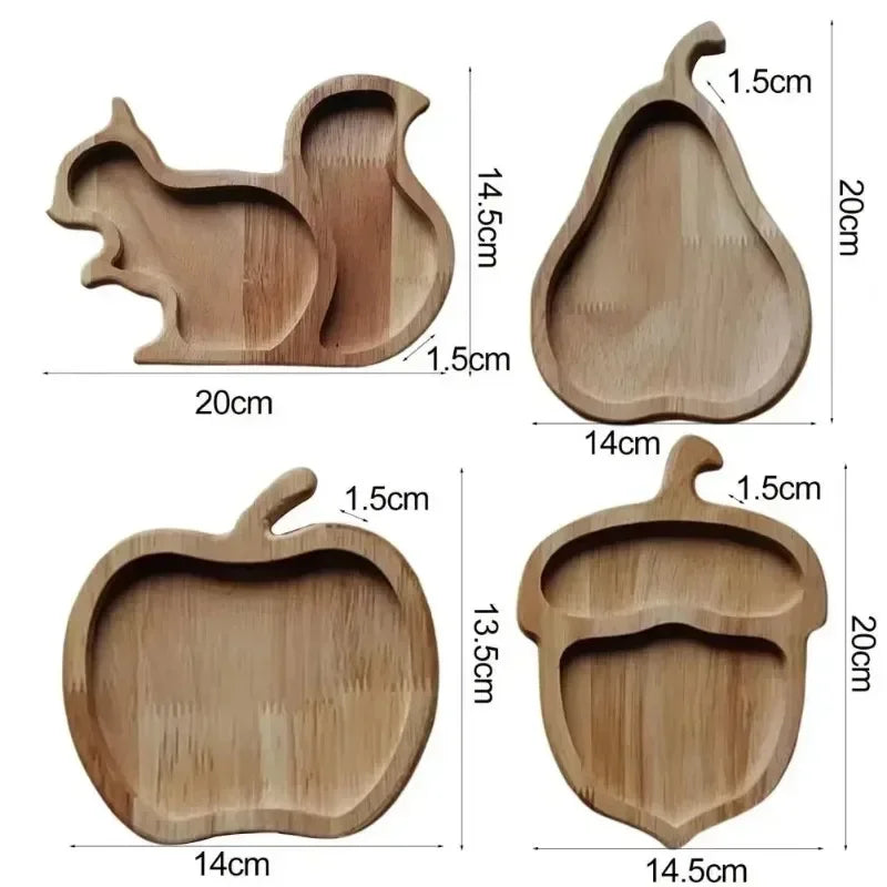 Plateau Apéritif Bois Écureuil