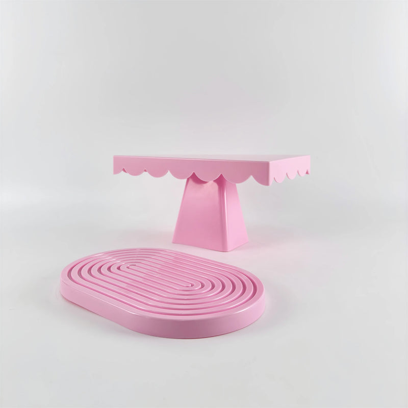 Juego de 2 soportes para cupcakes para decoración de bodas, fiestas de cumpleaños, fiestas, decoración de fiesta rosa, juego de soportes para pasteles para Navidad