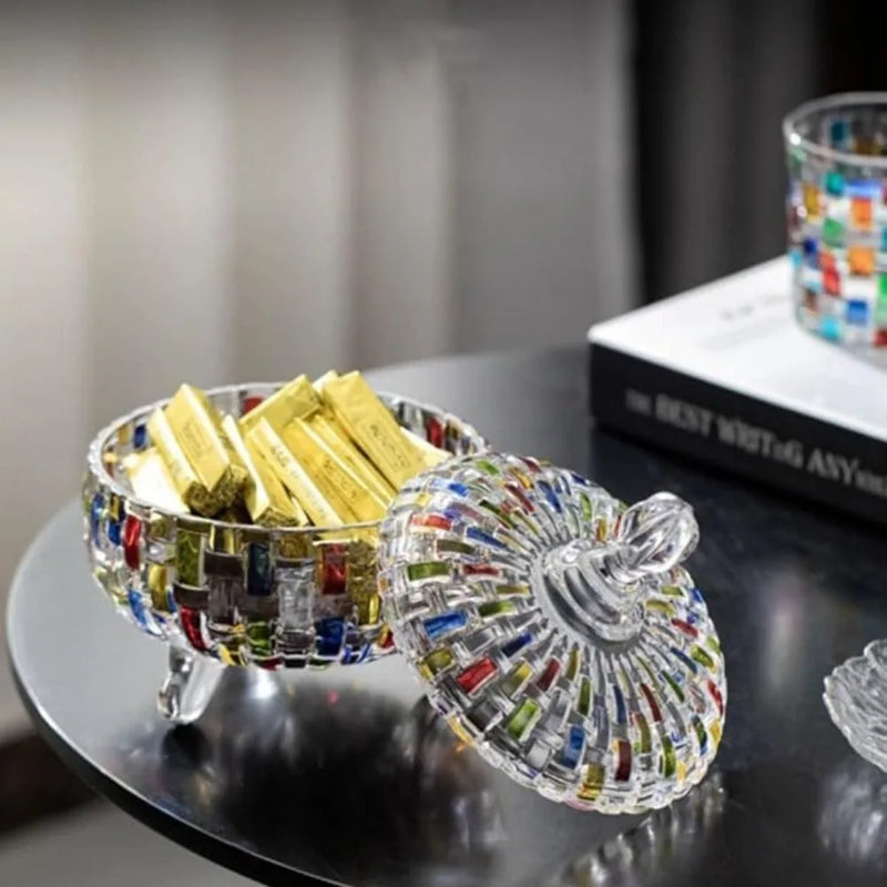 Bocal à Bonbons Verre Décoratif