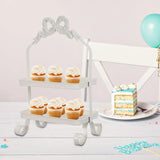 Présentoir Cupcakes Vintage Deux Étages