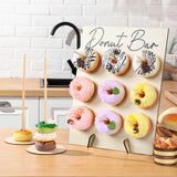 Chariot Présentoir Donuts Bois Mariage