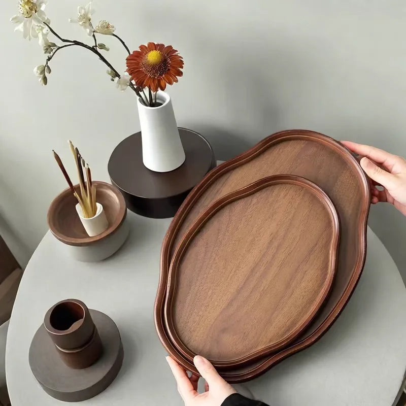 Plateau de Service Bois Décoratif