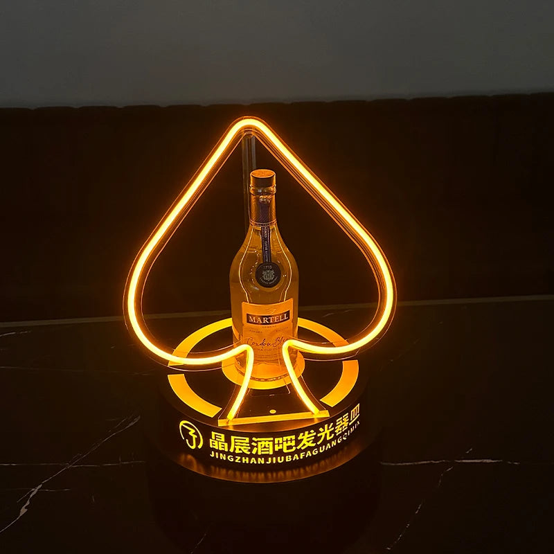 Présentoir Champagne Lumineux Réception