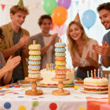 Présentoir Donuts Bois Rustique Mariage