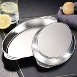 Plateau Inox Ovale Buffet Pro