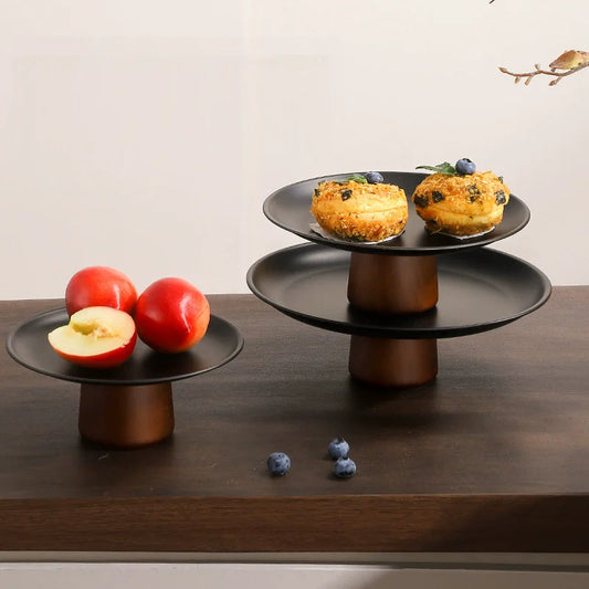 Présentoir Gâteau Bois Mariage