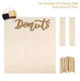 Mur de Donuts Rustique Buffet