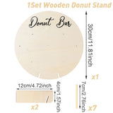 Présentoir Donuts Mural Bois Mariage