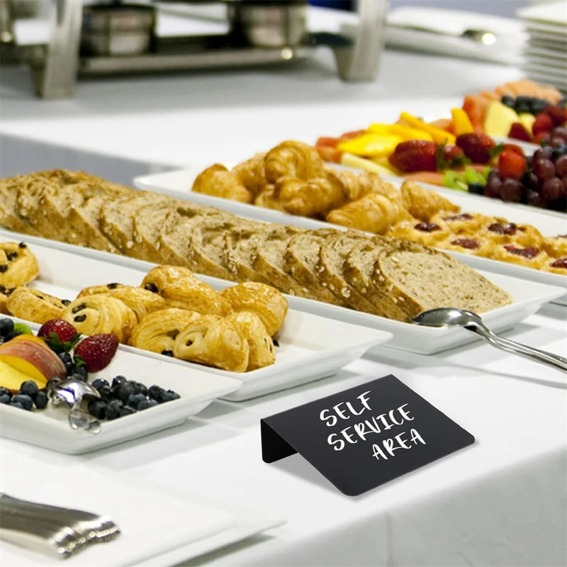 Porte-Étiquette Buffet Ardoise Lot de 12