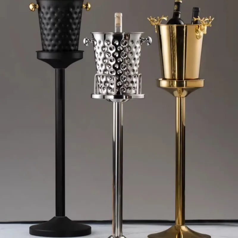 Rafraîchisseur Champagne Inox sur Pied
