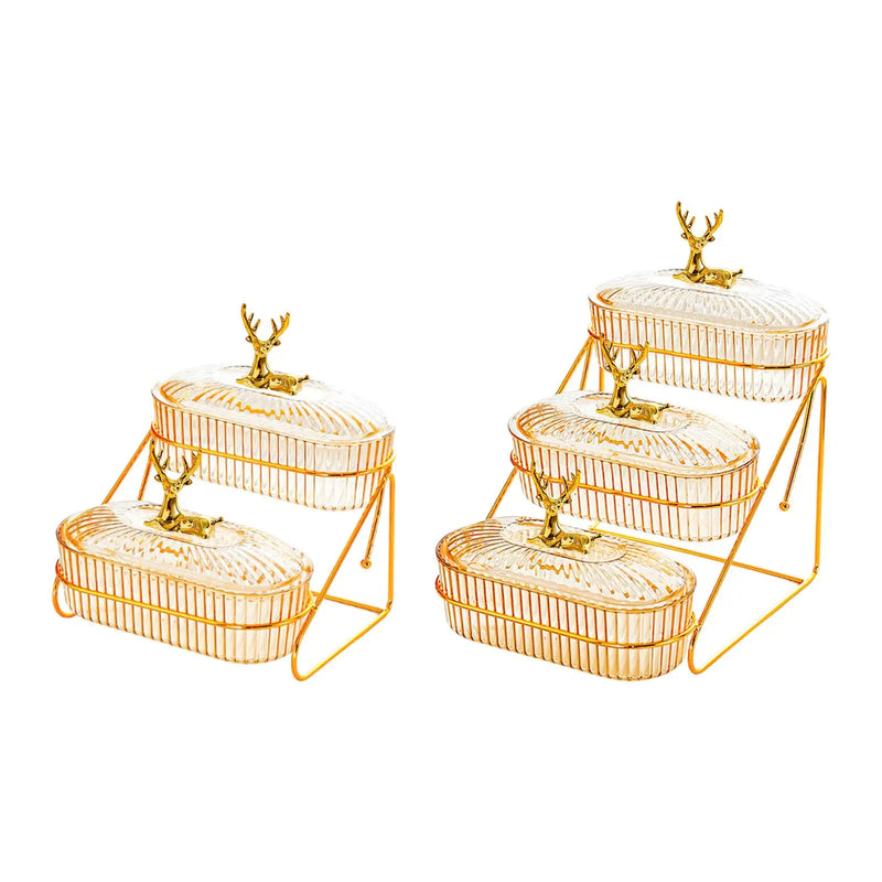 Plateau Fruits Secs Multi-Niveaux Banquet
