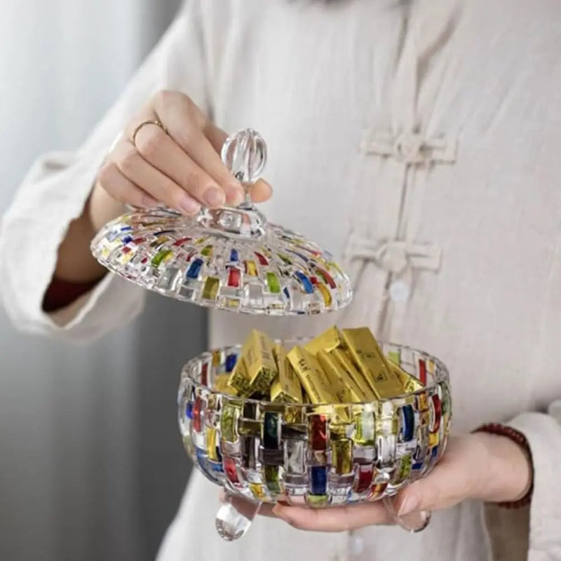 Bocal à Bonbons Verre Décoratif