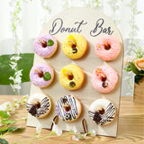 Présentoir Donuts Mural Bois Mariage