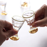Distributeur Vin Cristal Verres Apéritif