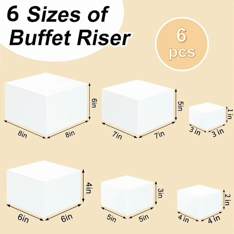 Présentoir Buffet Cube Acrylique Dessert