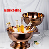 Seau à Champagne Inox Tête Cerf