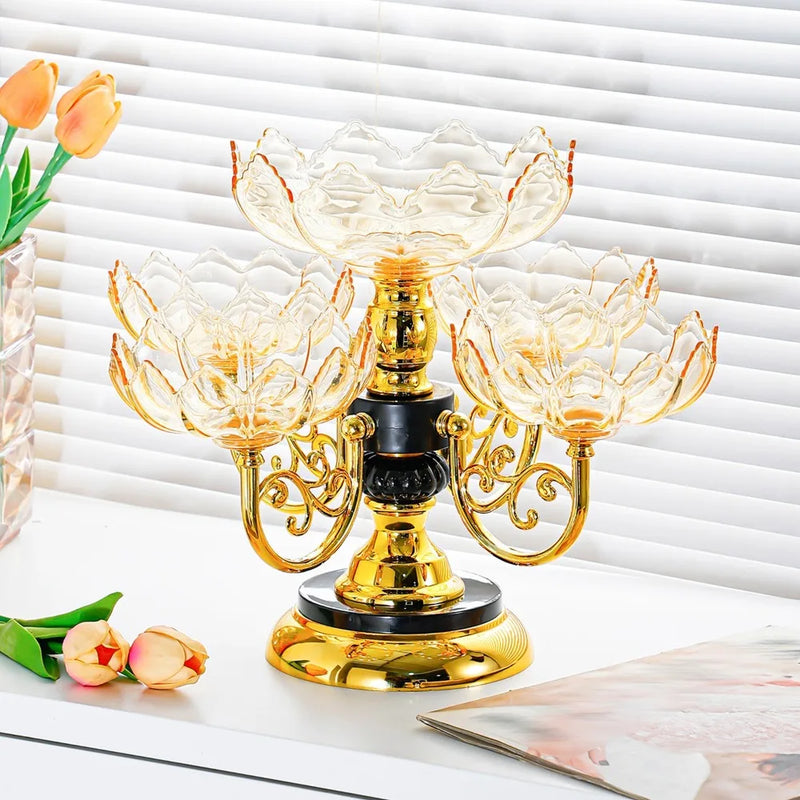 Corbeille Fruits Rotative 5 Compartiments