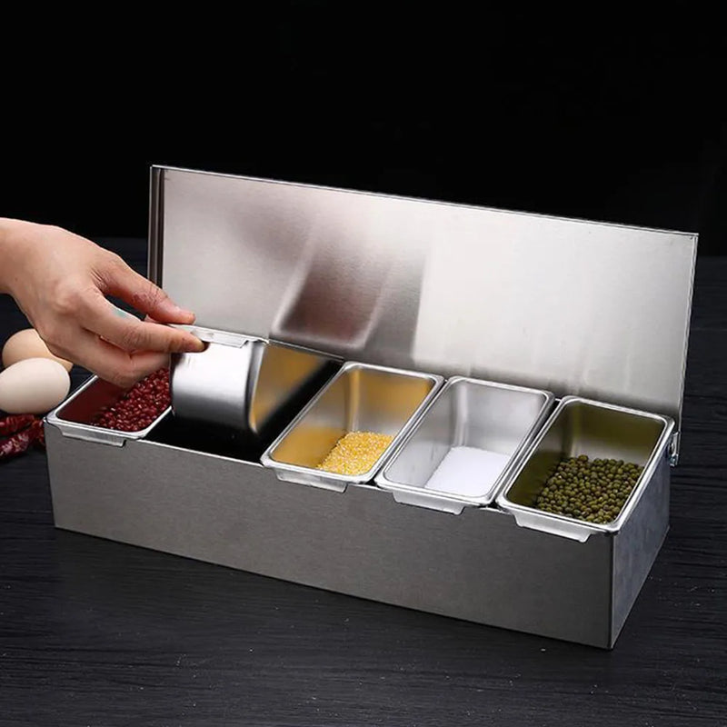 Distributeur de Condiments Hôtel Inox