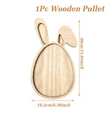 Plateau Bois Lapin Pâques