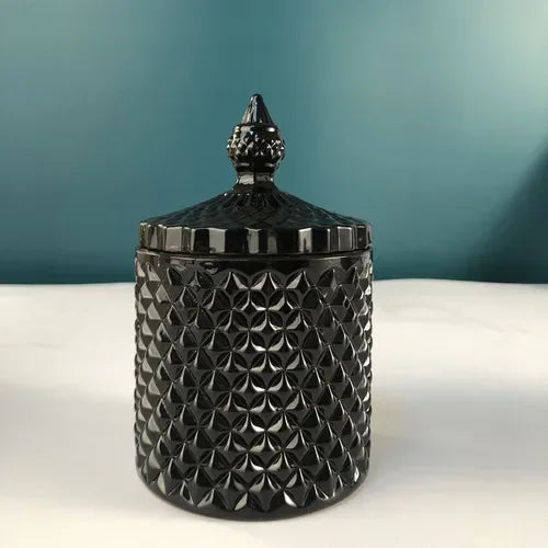 Copa de cristal para dulces, estilo europeo creativo con tapa, tarro para dulces, bandeja, cubo para dulces, tarro de almacenamiento, decoración creativa para sala de estar