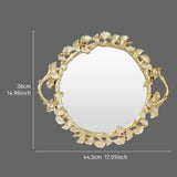 Plateau Miroir Ginkgo Décoratif Mariage