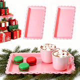 Présentoir Rose Trois Étages Dessert