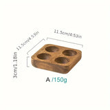 Présentoir à Œufs en Bois Multi-Compartiments