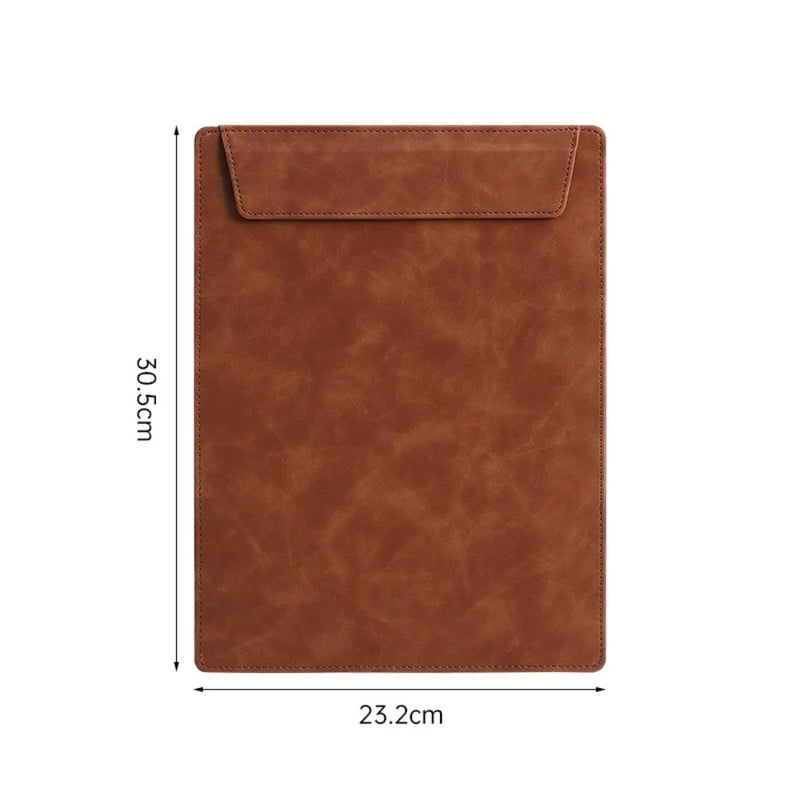1 unidad, portamenús de ante, portapapeles magnético de piel sintética A4/A5/A6/A7/B5 con soporte para bolígrafo, bloc de notas para restaurante/cafetería/bar/hotel